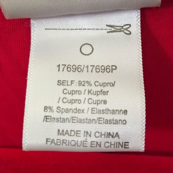 Anthropologie Dolan Left Coast Lola Cocoon Red Tunic Dress V Neck Size XS - Picture 7 of 7